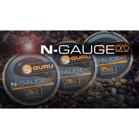 GURU N-Gauge Pro Hooklength 100m (0,09-0,10mm)