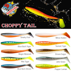 NARVAL Choppy Tail (10cm - 5vnt/pak)