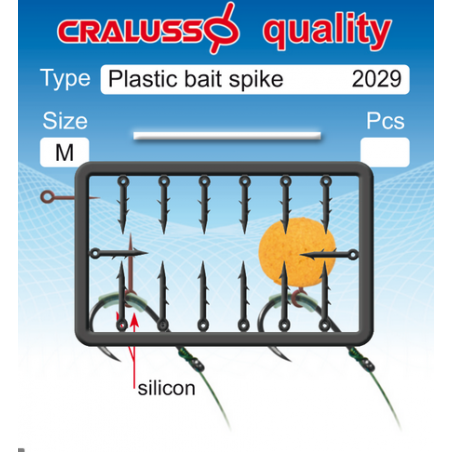 CRALUSSO masalo laikiklis Plastic bait spike (5-13mm)