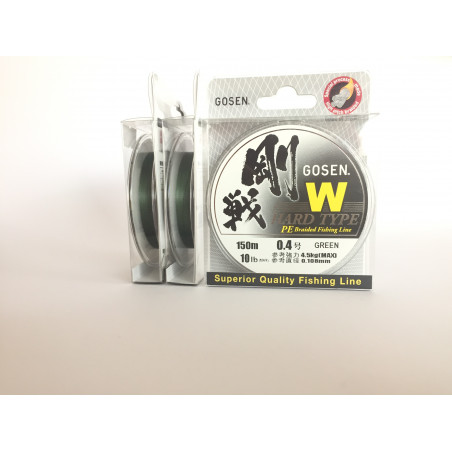 GOSEN pintas valas W4 Hard Type 150m Green (2.0) 0,242 mm