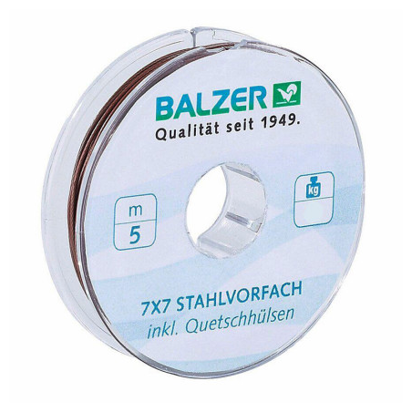 BALZER medžiaga pavadėliams 7x7 Niroflex 5m (9-13Kg)