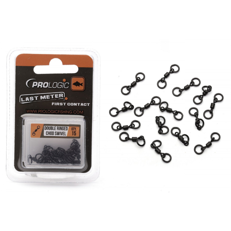 PROLOGIC LM Double Ringed Chod Swivel 15pcs