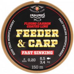 CRALUSSO Feeder & Carp Fluoro Carbon Coat 150m (0,18-0,30mm)