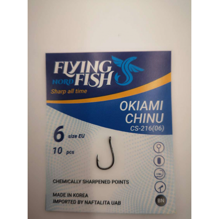 FLYING FISH kabliukai Okiami Chinu (Nr.12-10)