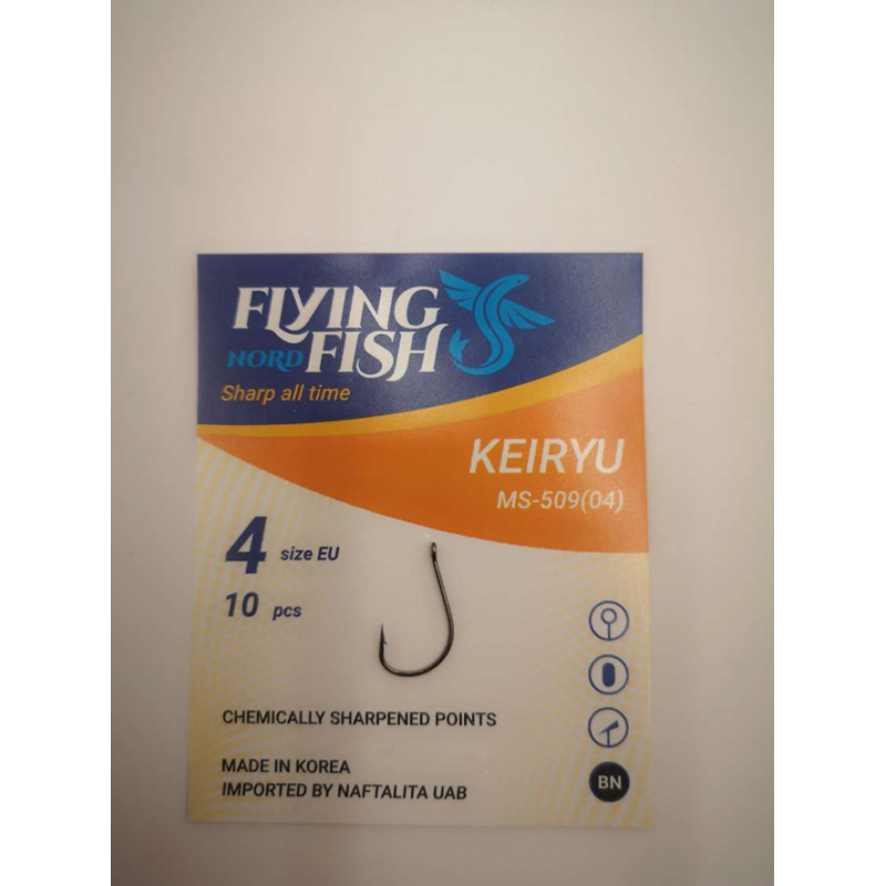 FLYING FISH kabliukai KEIRYU (Nr.12-4)