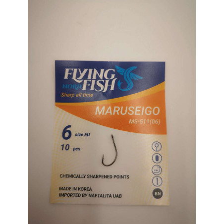 FLYING FISH kabliukai MARUSEIGO (Nr.10-4)
