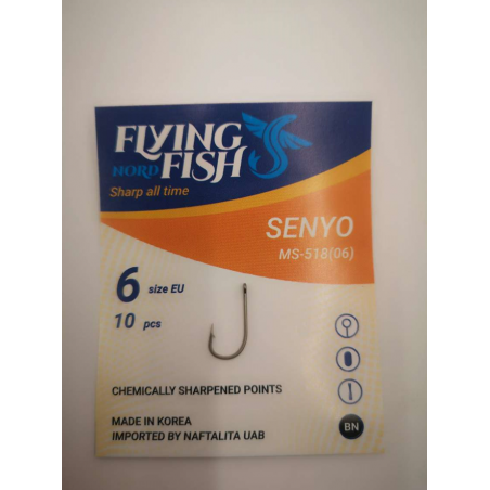 FLYING FISH kabliukai SENYO (Nr.12-4)
