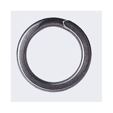VANFOOK žiedeliai 4R-75B (4X Split Ring) Stealth Black (Nr.1-6) 9-22vnt/pak