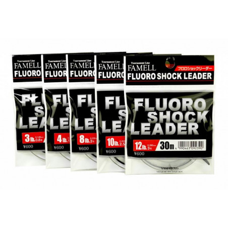 YAMATOYO Famell Fluoro Shock leader valas 30m 0,148mm 3lb