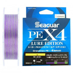 SEAGUAR Grandmax PEx4 Lure Edition 150m Multi Color (Nr.0.2-0.3/0,074-0,09mm) 150m