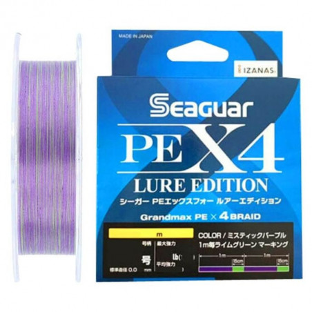 SEAGUAR pintas valas Grandmax PEx4 Lure Edition 150m Mono Colored (0,074-0,09mm)