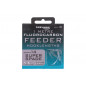 DRENNAN kabliukai su pavadėliu Fluoro Feeder Super Spade (Nr.14-12) 100cm 8vnt/pak