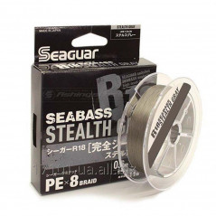 SEAGUAR R18 Kanzen Seabass PEx8 150m Stealth Gray (0,128-0,205mm)