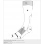 GEOFF ANDERSON kojinės WizWool Coozy Sock (M-L)