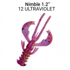 CRAZY FISH Nimble 1.2" (3cm 16vnt/pak) Kalmaro sk.
