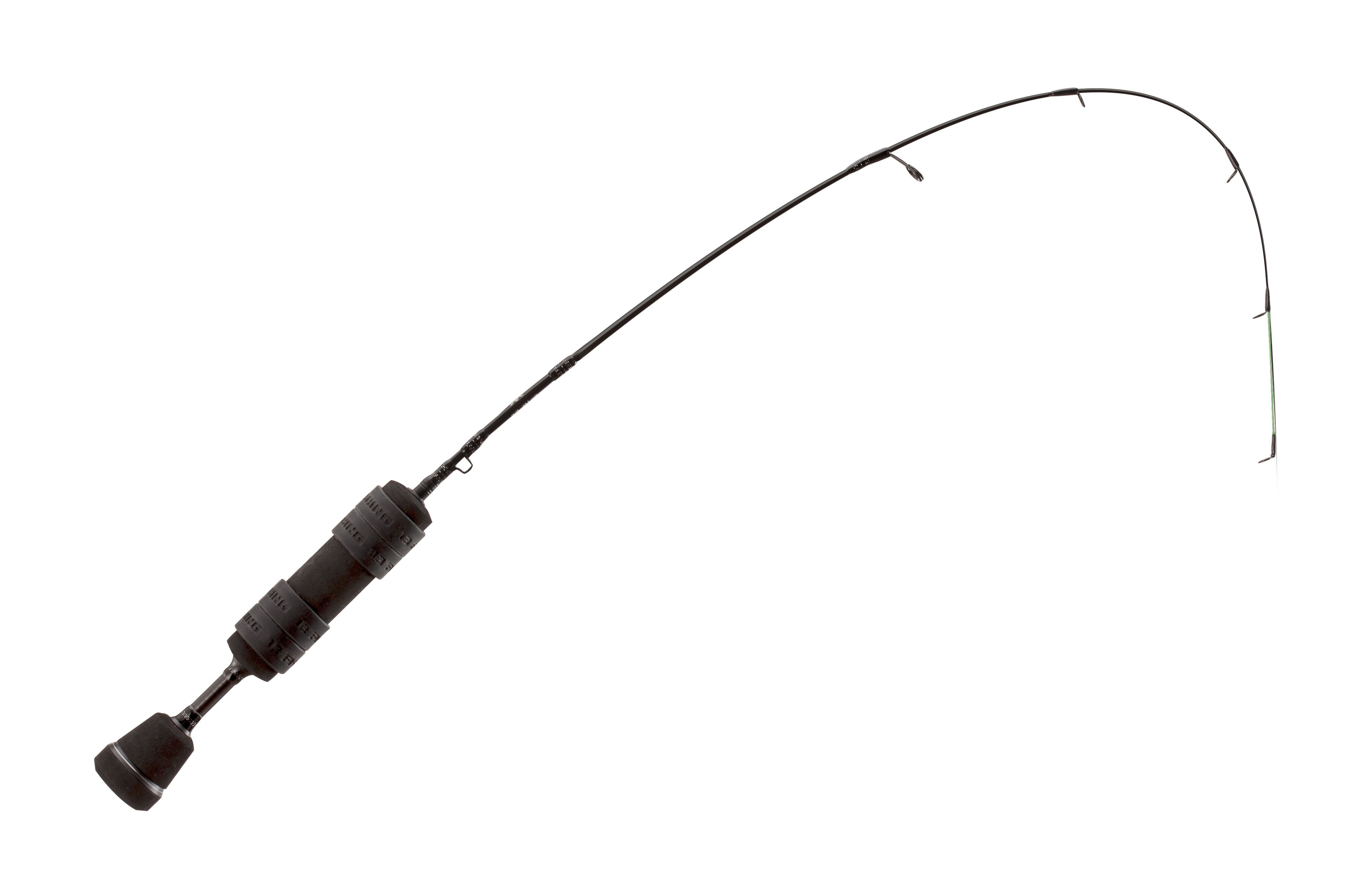 13 FISHING Widow Maker Ice Rod 27 68cm L (Light) - Tickle Stick Tip with  Tennessee Handle and Evolve Reel Wraps