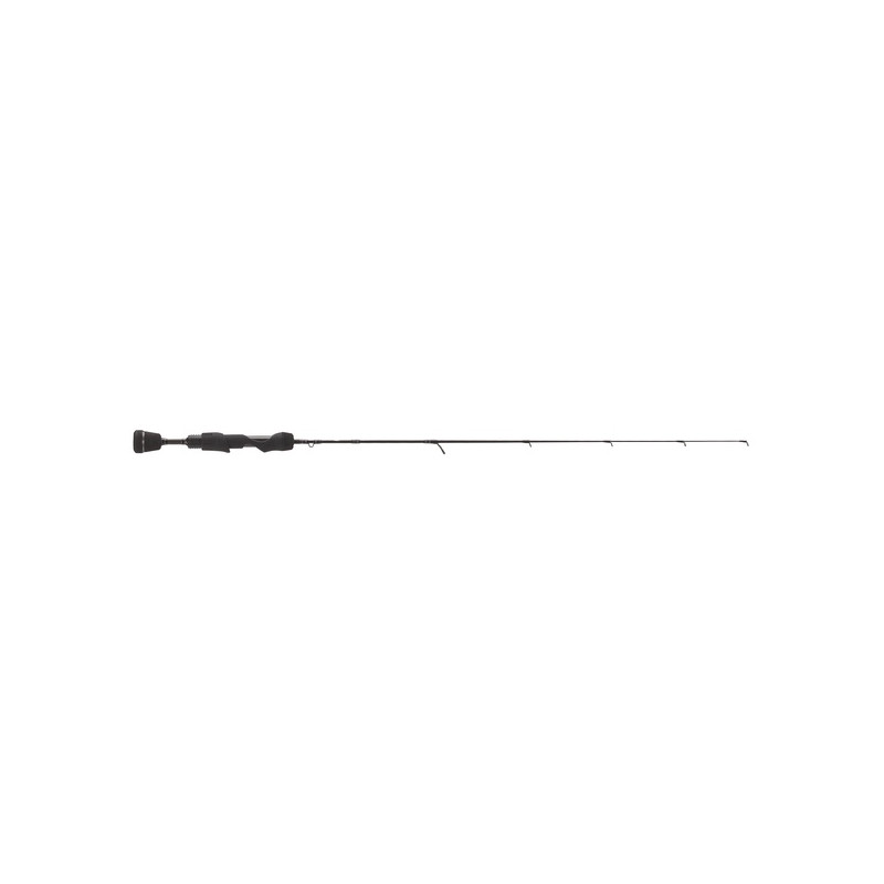 13 FISHING Widow Maker Ice Rod 28" 71cm ML (Medium Light) - Carbon Blank with Tennessee Handle and Evolve Reel Wraps