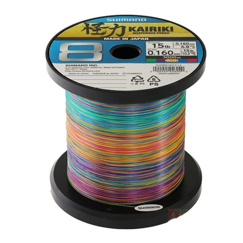 SHIMANO Kairiki 8 Multicolour 1m (0,10mm-0,42mm)