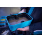 DRENNAN DMS Bait-Seal Box 3Pt. Aqua + Pellet Strainer SET