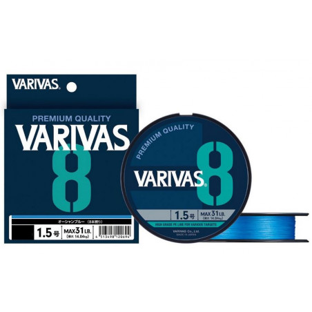 VARIVAS pintas valas X8 Ocblue PEx8 150m (0.6-2.0)