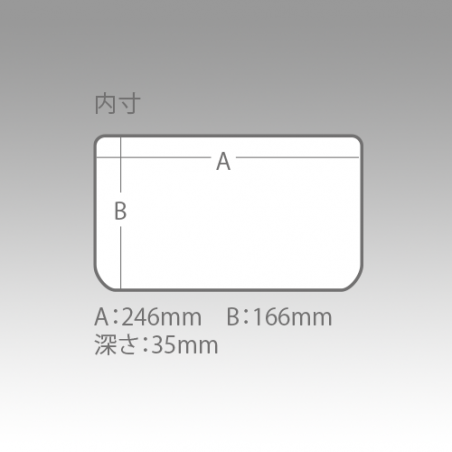 MEIHO dėžutė Versus 3020NSM-B (255x190x28mm)