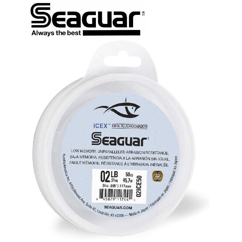 SEAGUAR Fluoro IceX  (0,117-0,235mm) 45,7m