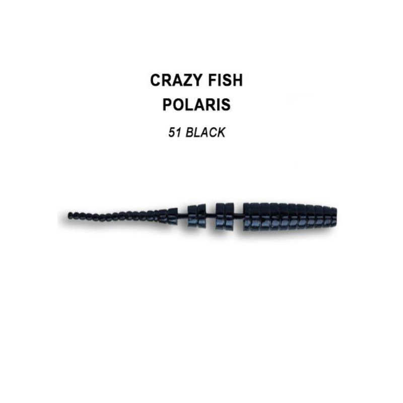 Crazy Fish guminukai Polaris 1.2'' 3cm (16psc/pak)