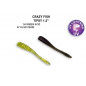 Crazy Fish guminukai Tipsy 1,2' 3cm (16psc/pak)