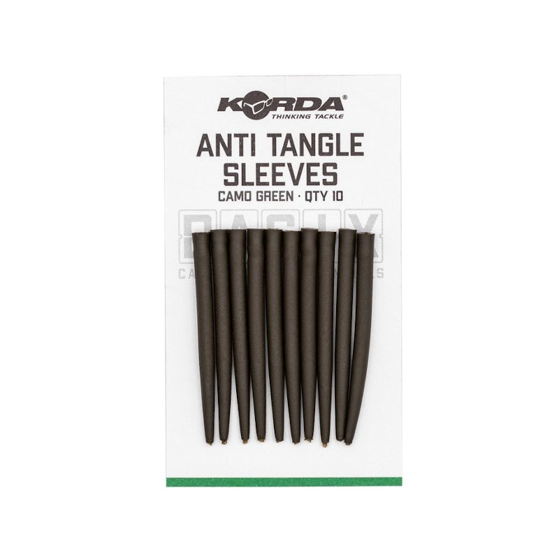 KORDA Basix Anti Tangle Sleeves Camo Green (10pcs/pak)