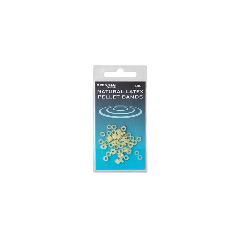 DRENNAN pelečių žiedeliai Natural Latex Pellet Bands (Micro 2mm / Mini 3mm / Small 4mm)