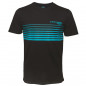 DRENNAN marškinėliai DR T-Shirt Black Aqua (S-XL)