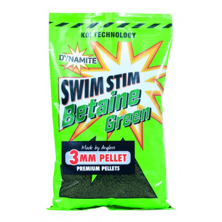 DYNAMITE peletės Swim Stim Betaine Green 3mm 900g 138543