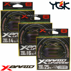 YGK X-BRAID pintas valas UPGRADE X8 200m (0.6-1.5)