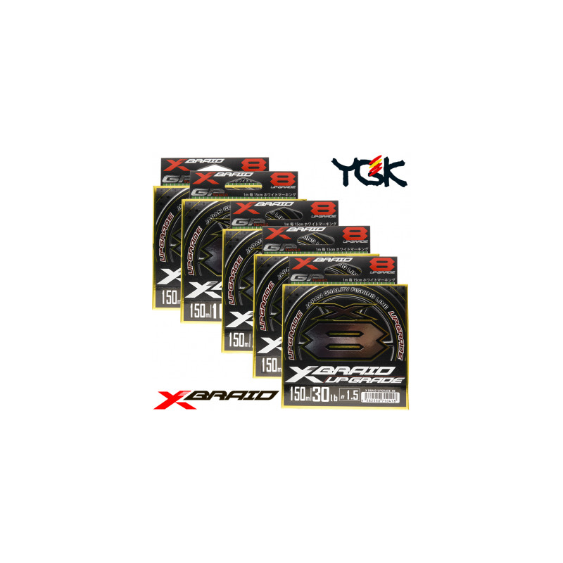 YGK X-BRAID pintas valas UPGRADE X8 150m (0.6-1.5)
