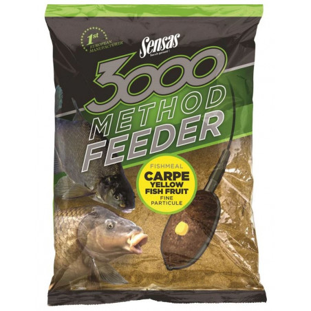 SENSAS jaukas 3000 Method Feeder Carp Yellow Fish/Fruit