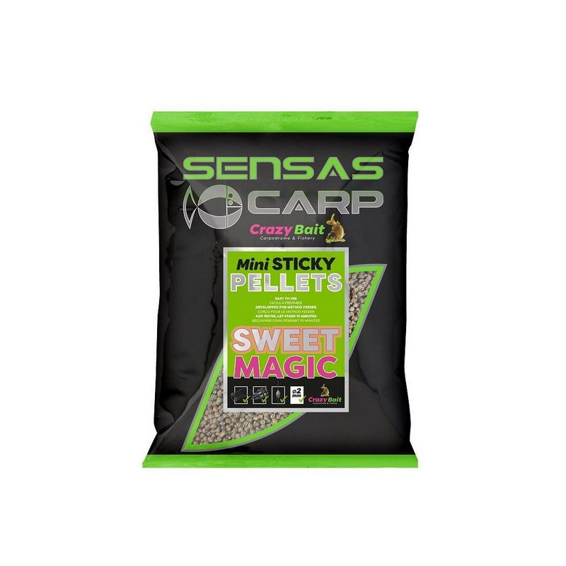 SENSAS peletės Mini Sticky Sweet Magic 700g