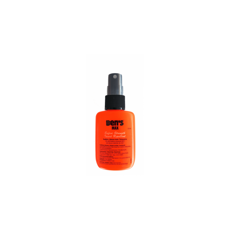 BEN`S MAX repelentas nuo vabzdžių 37ml Spray