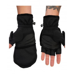 SIMMS žieminės pirštinės Freestone Foldover Mitt Black (Dydis S-XXL)