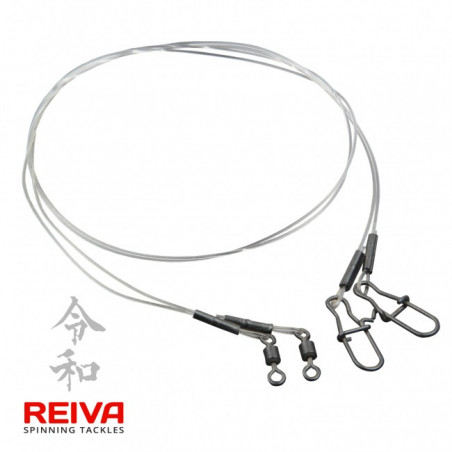 REIVA fluorokarbono pavadėliai 0,35-0,60mm (Skirtingi dydžiai) 30-40cm 2vnt/pak