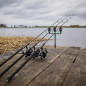 AVID CARP atrama meškerėms Lok Down 3 Rod Fixed Buzz Bar - 12"