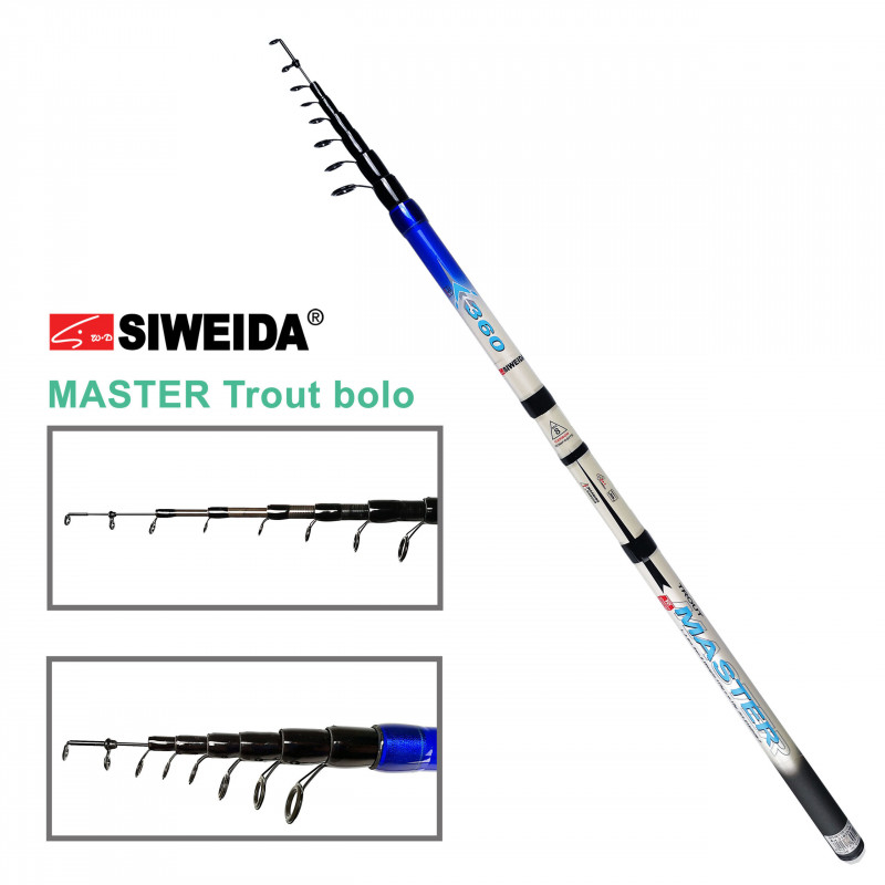 SIWEIDA boloninė meškerė Master Trout 3,60m max 15g