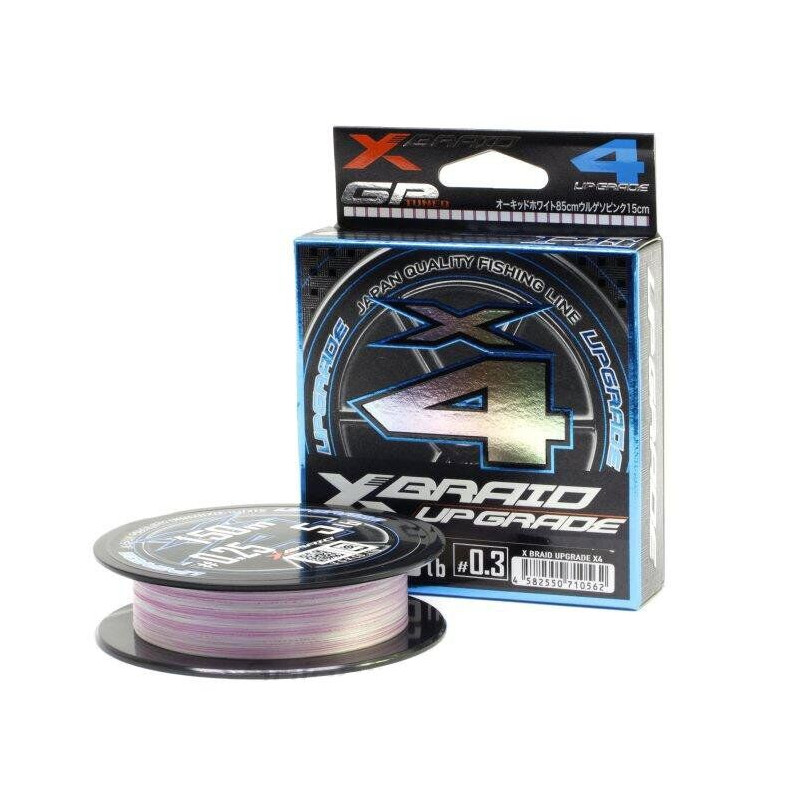 YGK X-BRAID pintas valas UPGRADE X4 Light 150m (0.2-0.4PE)