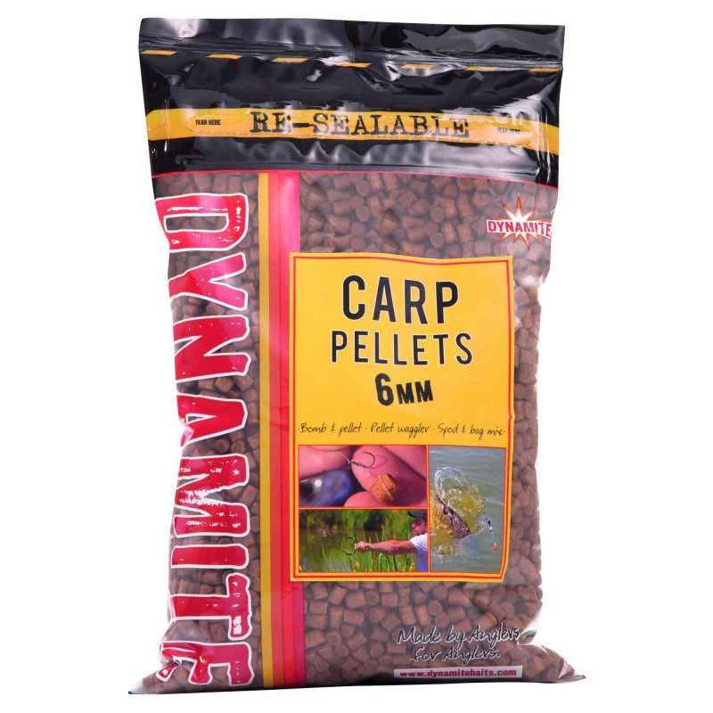 DYNAMITE peletės Carp Pellets 6mm 700g