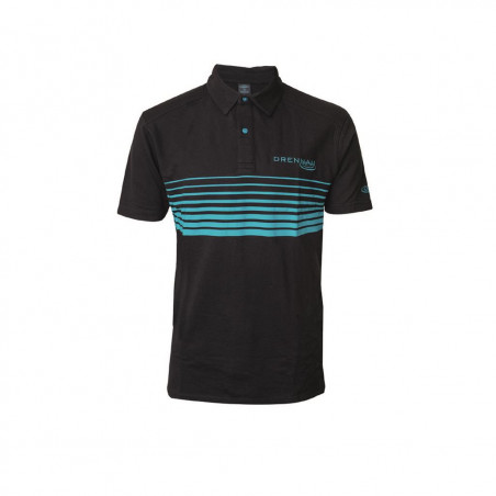 DRENNAN polo marškinėliai DR Black Lines Polo Shirt (M-XL)