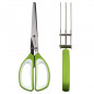 NEVIS trigubos masalų karpymo žirklės Worm Scissors 22cm