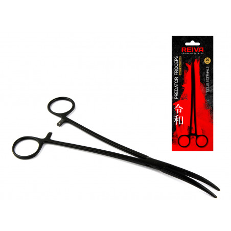 REIVA žnyplės Predator Forceps 18cm Matte Black