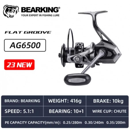 BEARKING ritė Flat Groove AG-6500 Longshot Feeder