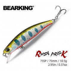 BEARKING vobleris Rush Prick S - 75mm 10,5g (Tide Minnow 75 Sprint replika)