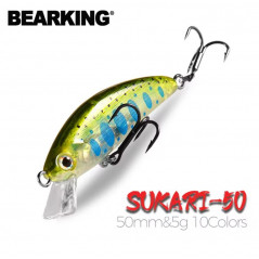 BEARKING vobleris A09 Sukari 50 SS (50mm 5,0g)