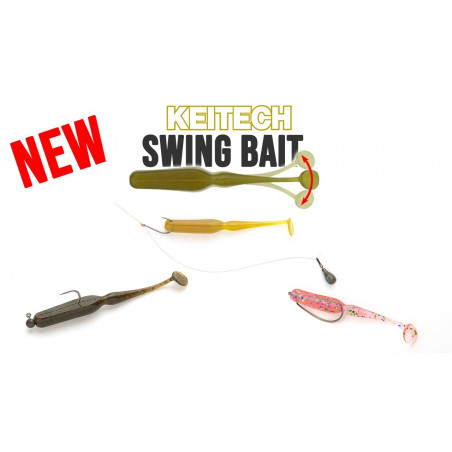 KEITECH guminukai Swing Bait 2.8'' (7cm 2,2g - 8vnt/pak)